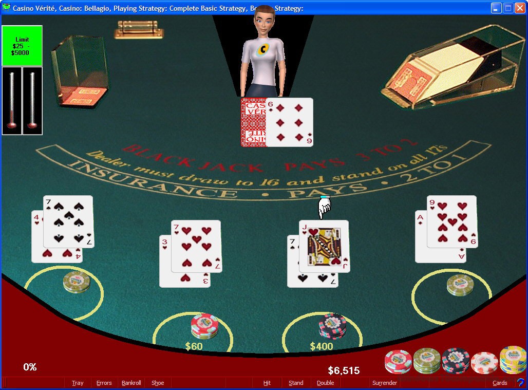 is ocean online casino blackjack continuous shuffling